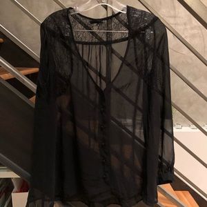 audrey black blouse S/M